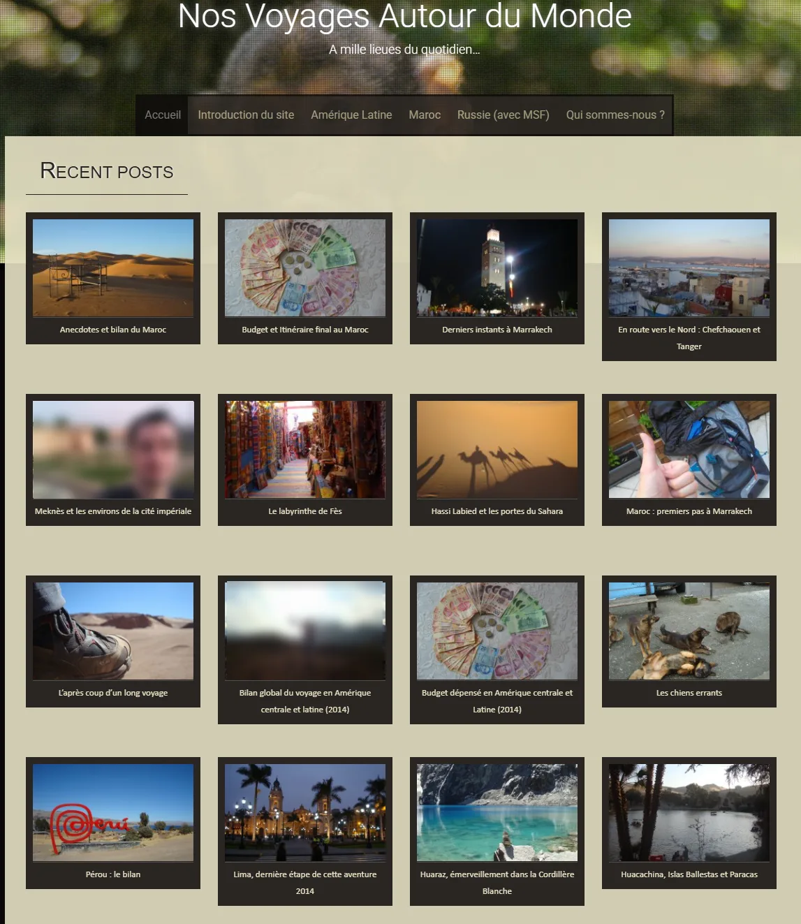 NVAM — Blog de Voyage