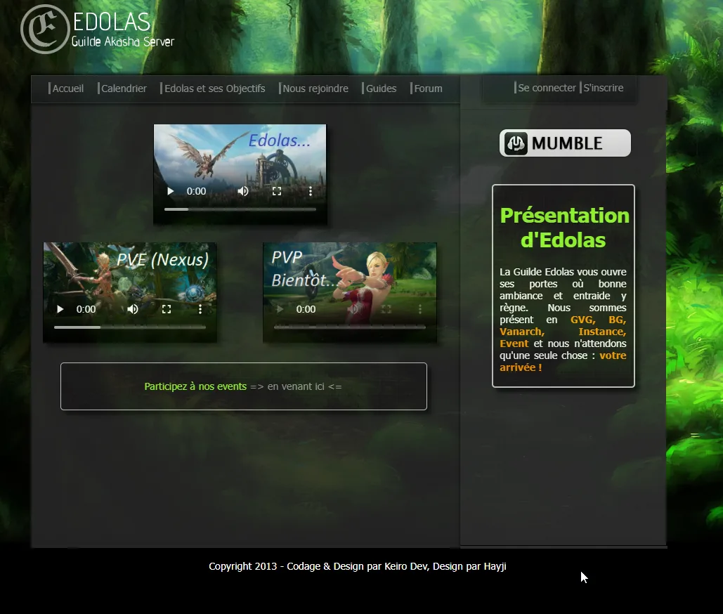 Tera — Site Communautaire